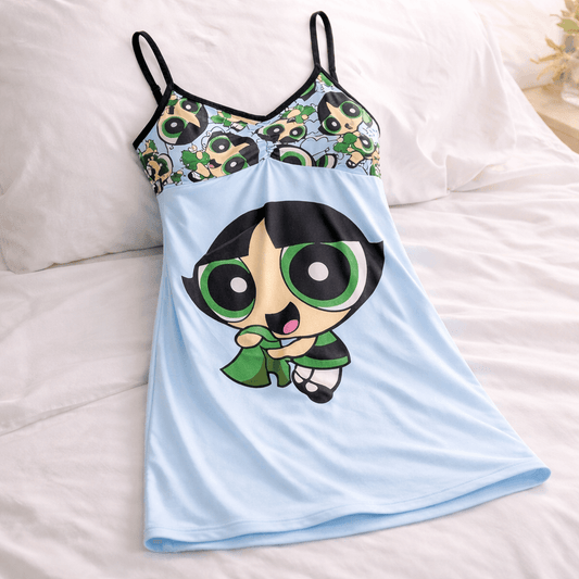 vestido pijama de muñequitos animados. PAGA 1 Y LLEVA 3. Talla unica.