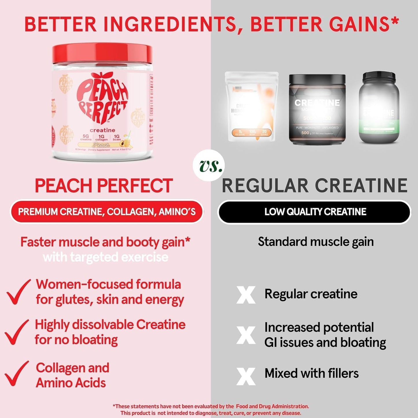 Polvo de Creatina Sabor Durazno